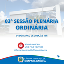 03º Sessão Plenária Ordinária