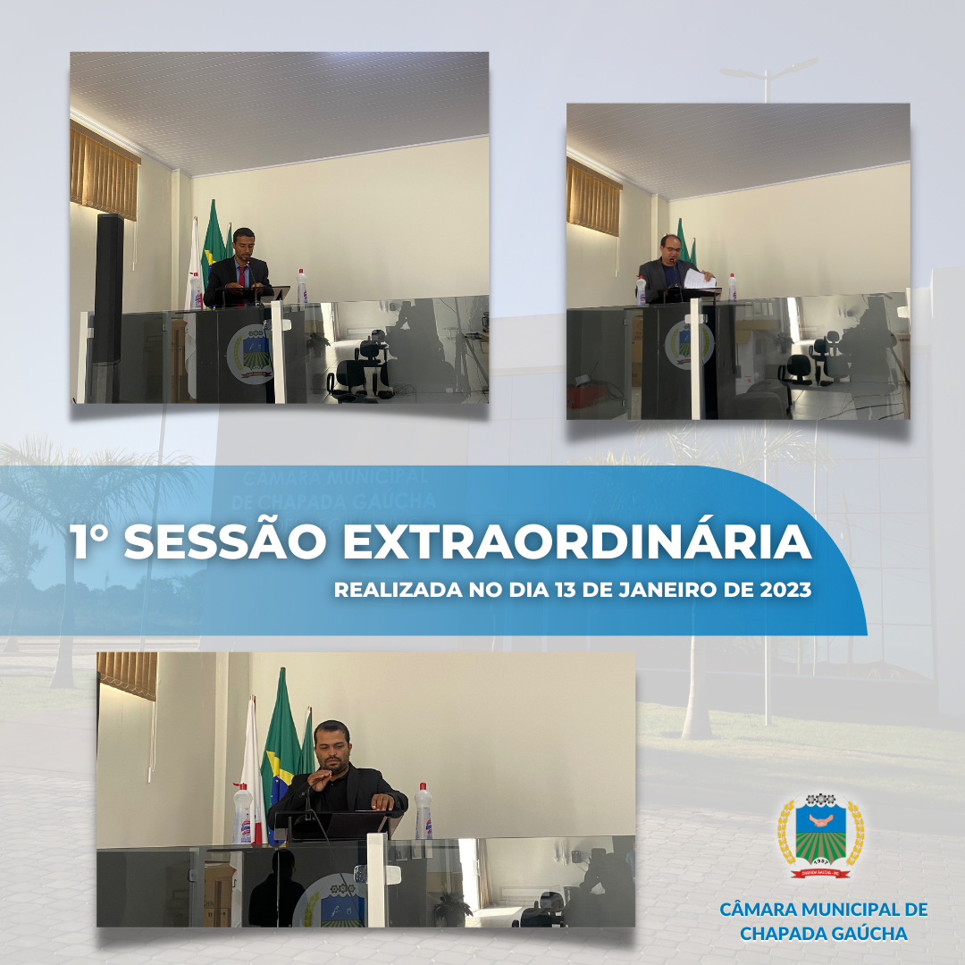 1° Sessão Plenária Extraordinária