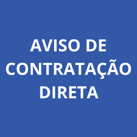 Aviso de Contratação Direta