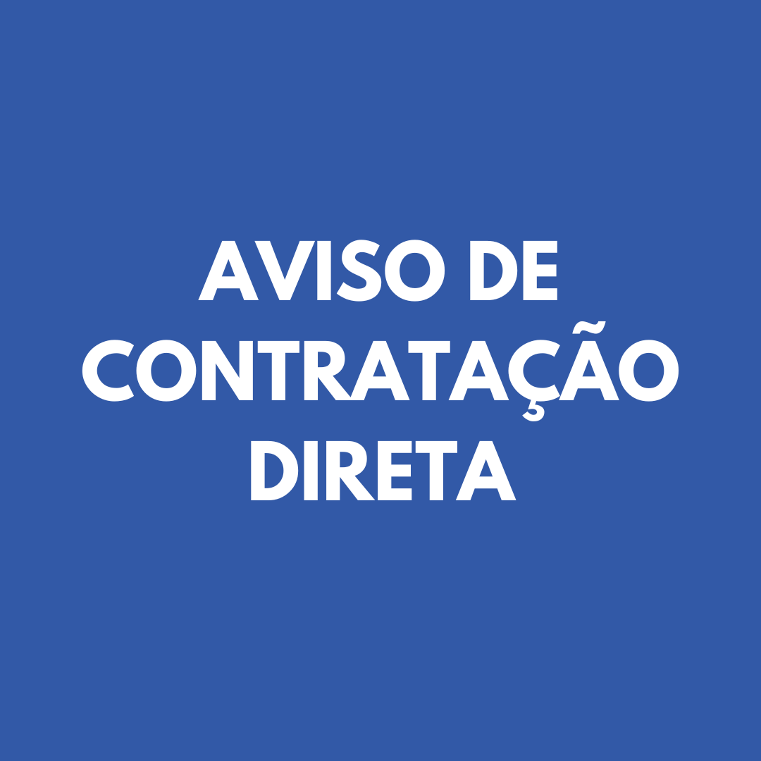 AVISO DE CONTRATAÇÃO DIRETA