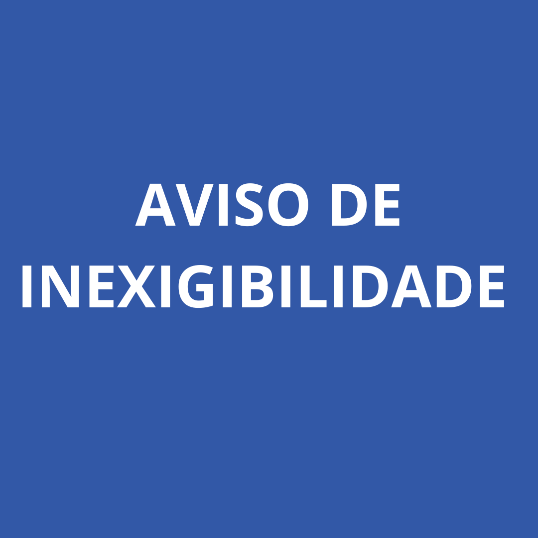 Aviso de Inexigibilidade de Licitação  n. 03/2024 