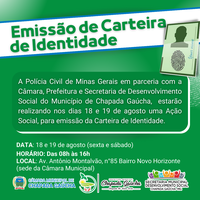 Emissão de Carteira de Identidade