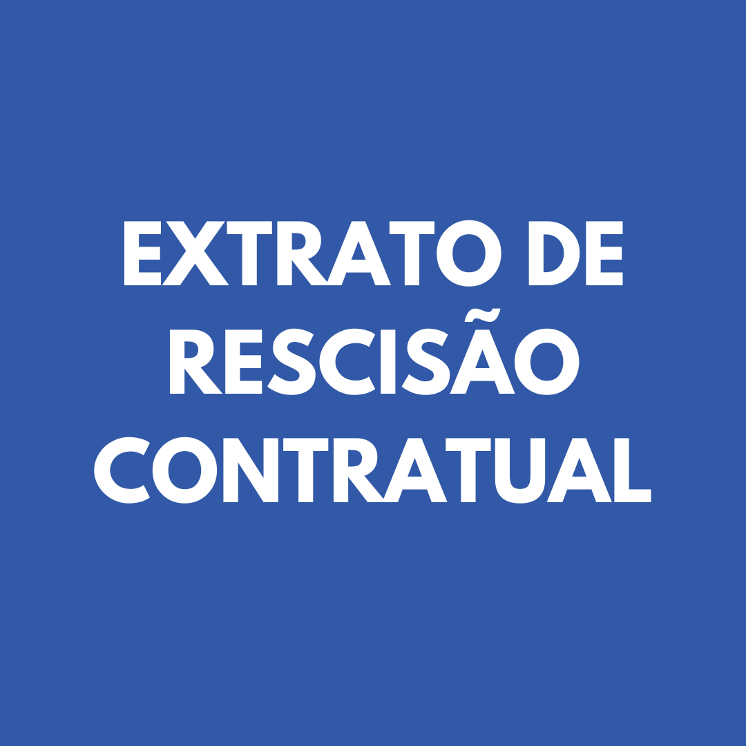 Extrato de Recisão Contratual